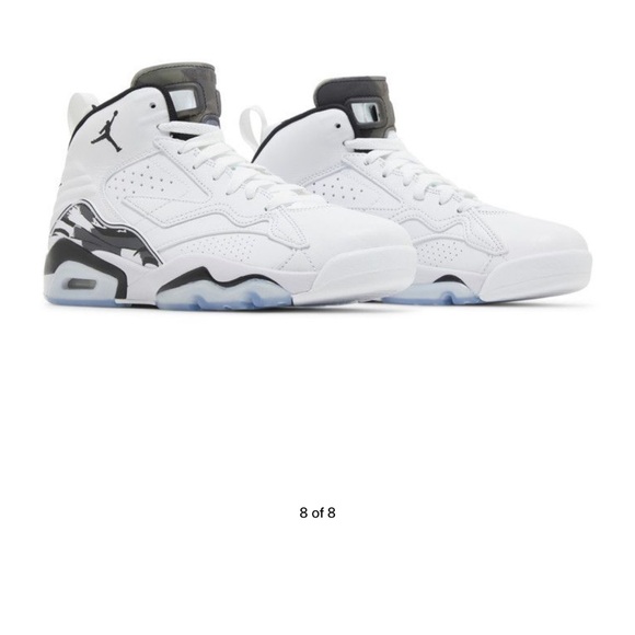 Jordan Other - Jordan MVP White and Black Sneakers Size 9.5